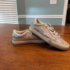 Vintage Havana Glitter Gold and Silver Sneakers size 6.5